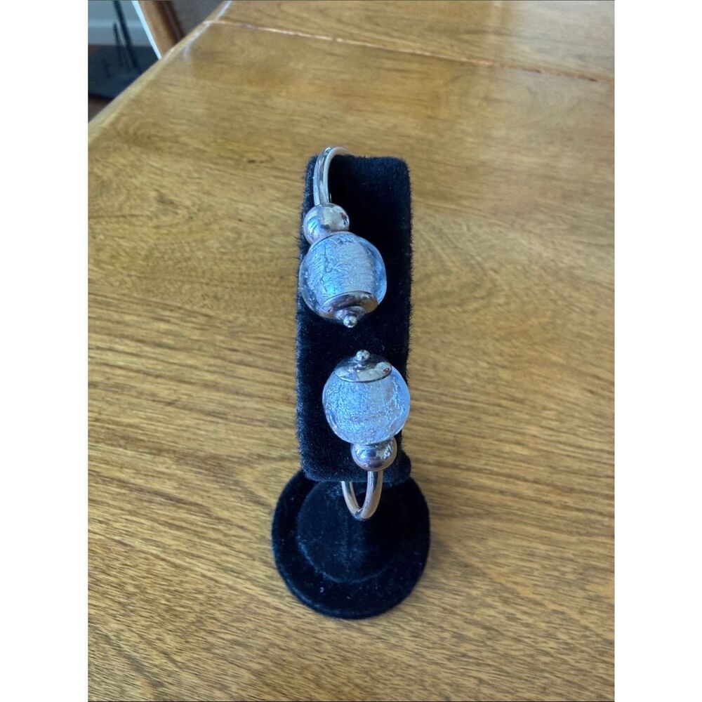 Sterling silver bypass bracelet